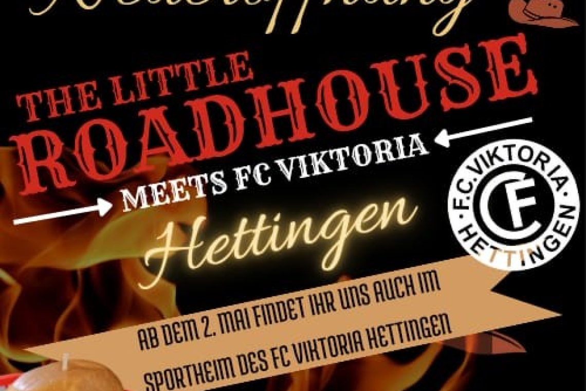 "The little Roadhouse" ab jetzt auch im Sportheim